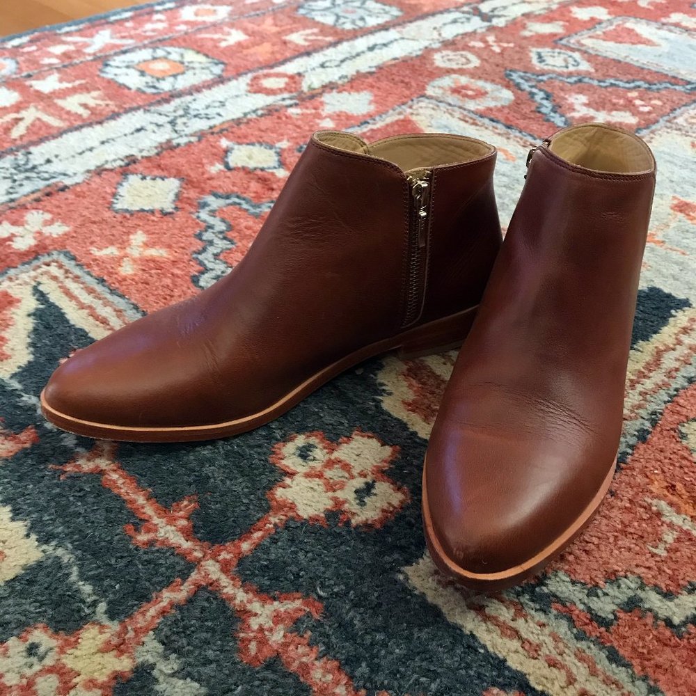 Nisolo Lana Ankle Boots - Brandy